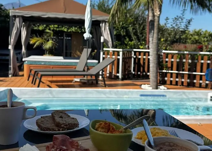 Vistas Al Teide Con Jacuzzi, Wifi Y Tv Satelite * Santa Úrsula
